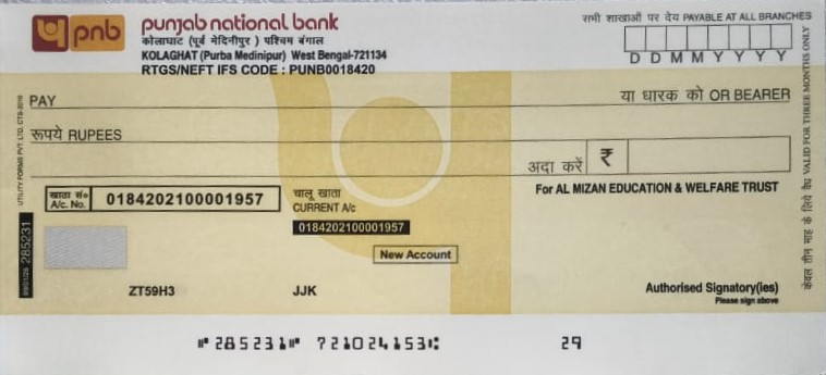 Bank Details